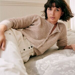 Sezane Gaspard Jumper in Beige size xs